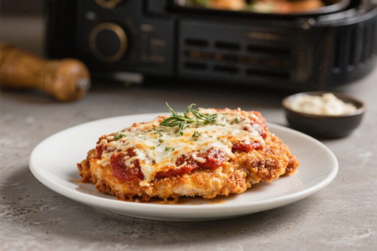 Air Fryer Chicken Parmesan – Crispy, Cheesy, and Weeknight-Friendly