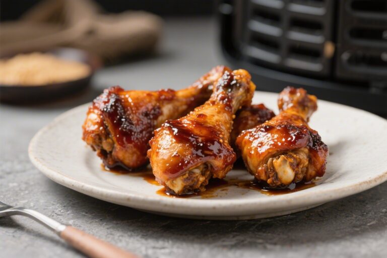Air Fryer BBQ Chicken Drumsticks – Juicy, Sticky, and Ready Fast